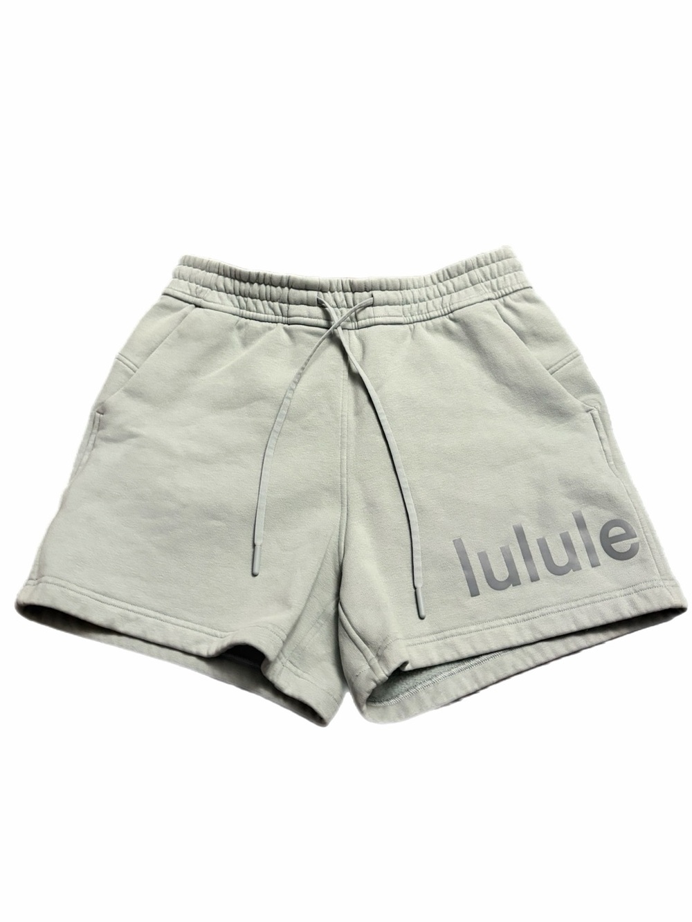 Lululemon Loungeful High-Rise Short 4" *Graphic (Silver Blue) Size 6